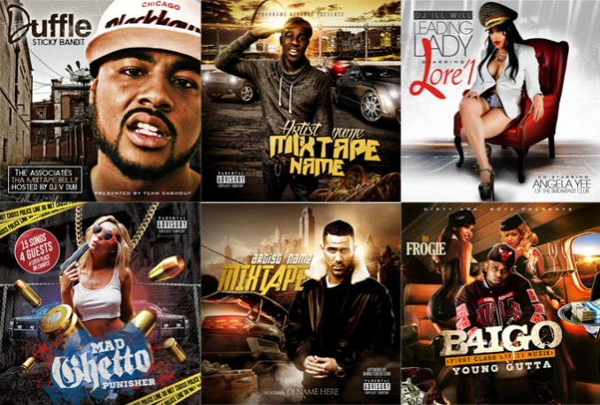 design an AWESOME Mixtape or Album cover