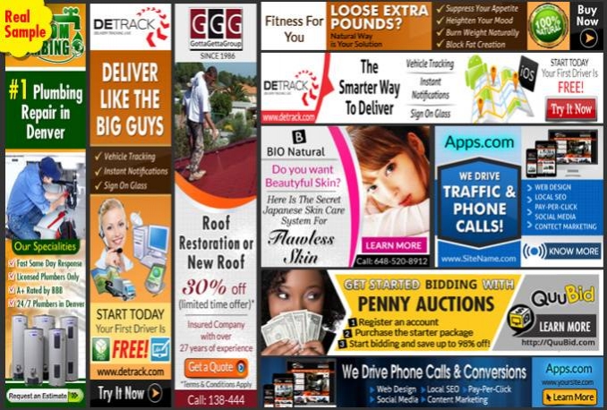 design Professional Banner Ads in 24Hrs