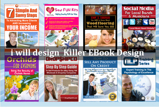 design Killer Ebook Cover or Kindle Cover