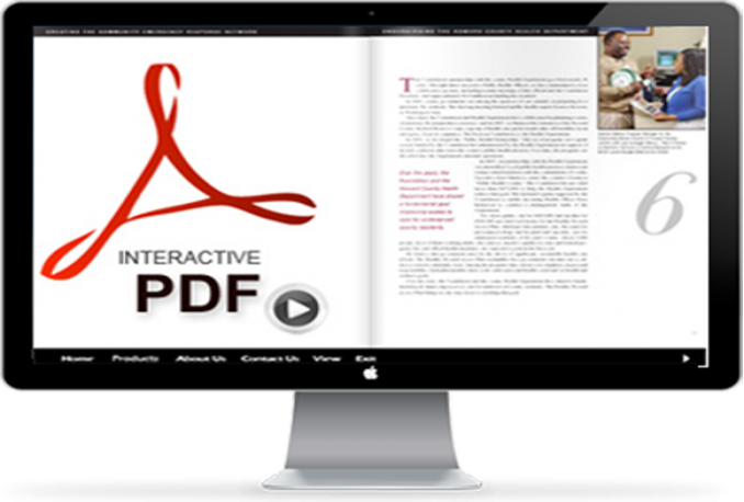 create an INTERACTIVE pdf file