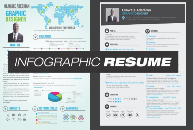 create an INFOGRAPHIC Resume