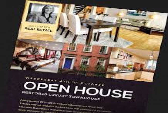 design professional Real Estate Flyer with Unlimited Revisions