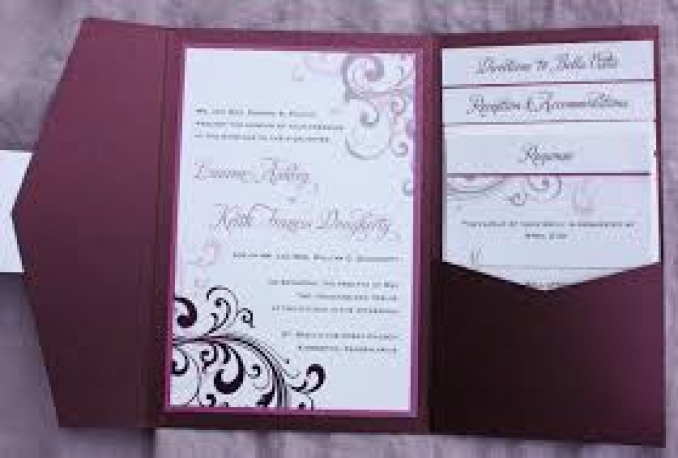 design a beautiful wedding invitation