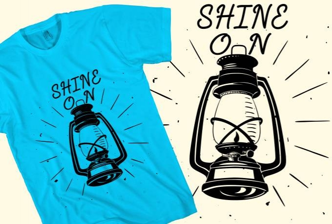 design your TShirt for Screen print with color seperations