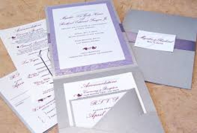 design a BEAUTIFUL invitation for your event