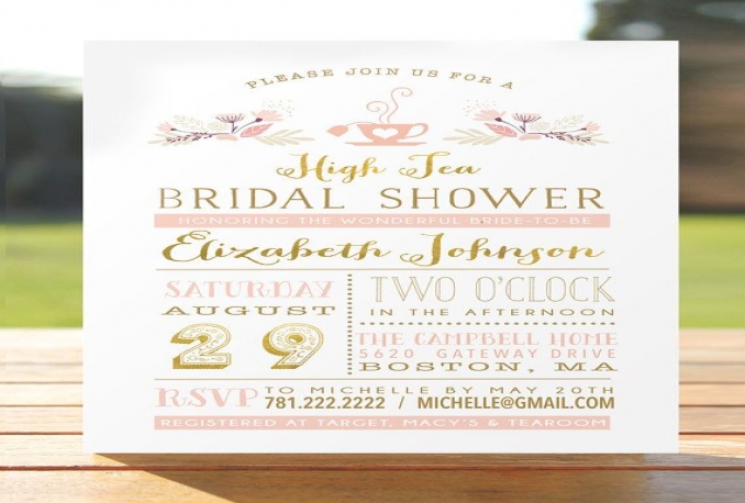 design an AMAZING invitation for any party or event