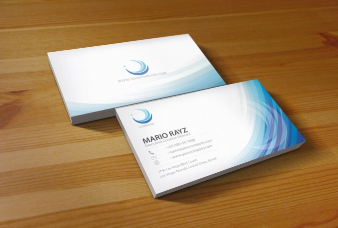 design a Professional 2 Sided Business Card 