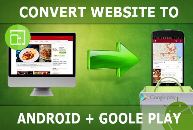 convert website into android app apk professionally