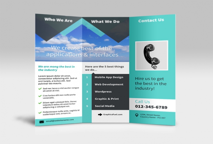  create AWESOME Brochure or Flyer