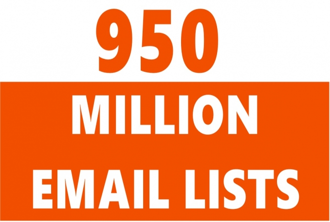 Give 950 Million Usa, Uk, Worldwide Email Lists