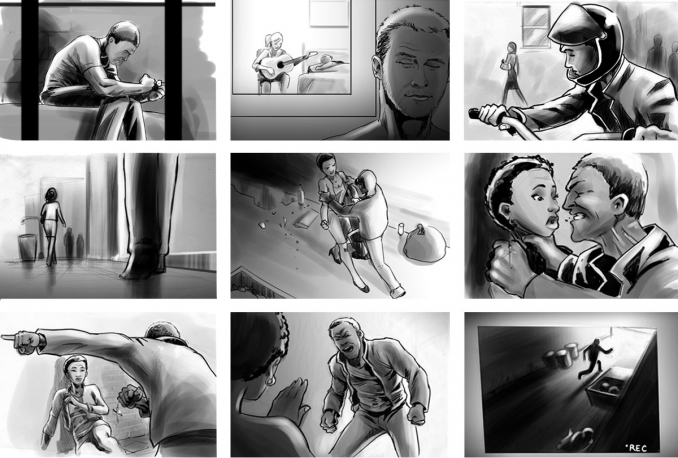deliver the professional STORYBOARDS 