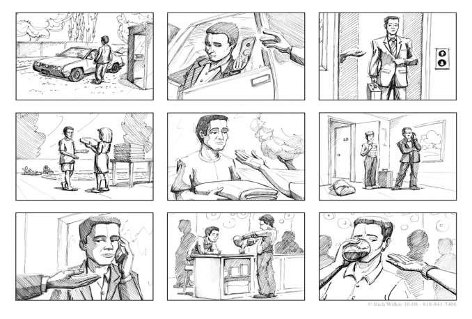 draw Comics, storyboards and characters