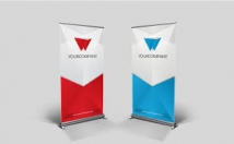 design a COOL roll up banner