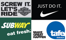 write a catchy slogan or tagline for your company