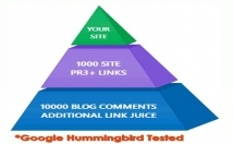 make link pyramid 1000 PR3 PR8 profiles and 10k blog comments