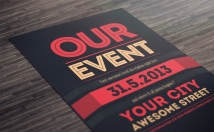  design you an awesome retro poster or flyer