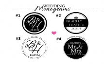 create your wedding monogram