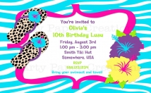 design your printable party invitation card