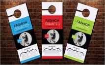 create Alluring Door Hanger for Marketing