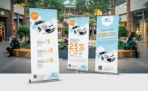 design a Top Quality Roll up Banner or banner stand