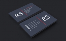 design a professional minimal business card