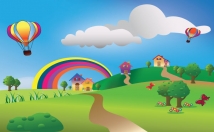 make a cute children illustrations