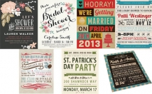 design retro invitations for any occasion