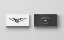 design a professional minimal business card