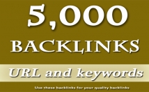provide 5000 SEO Backlinks, to Website Improving