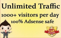 drive UNLIMITED Real Traffic for 30 days