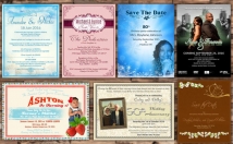 design birthday, wedding invitation or greeting card