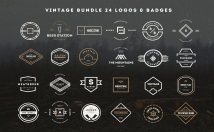 design vintage badge logo
