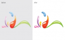 convert or vectorize Low Res Logo, Icon to vector