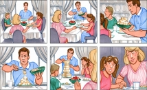 draw simple STORYBOARDS