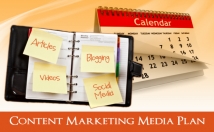 create an 8 week content marketing media schedule