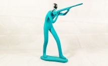 give this man with holding gun on rent