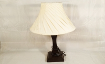 give this wooden table lamp on rent  