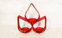 give this Beautiful Wall Hanging red Tealight Candle Holder on rent