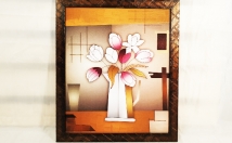 give this beautiful flower painting on rent