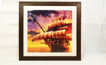 give this ship painting frame on rent 