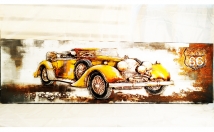 give this 3D look car wall frame on rent 