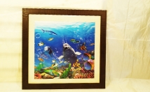 give this under water painting frame on rent