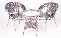give this two seater garden table on rent 