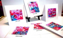 draw a greeting card in my watercolor style