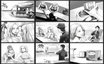 do storyboards, comics, story illustration, cover page