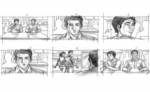 draw a storyboard or one page comic for your project
