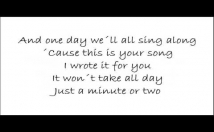 write lyrics for your song Professional Songwriter